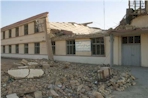 School in As Samawah na Amerikaanse luchtaanval, eind Maart 2003